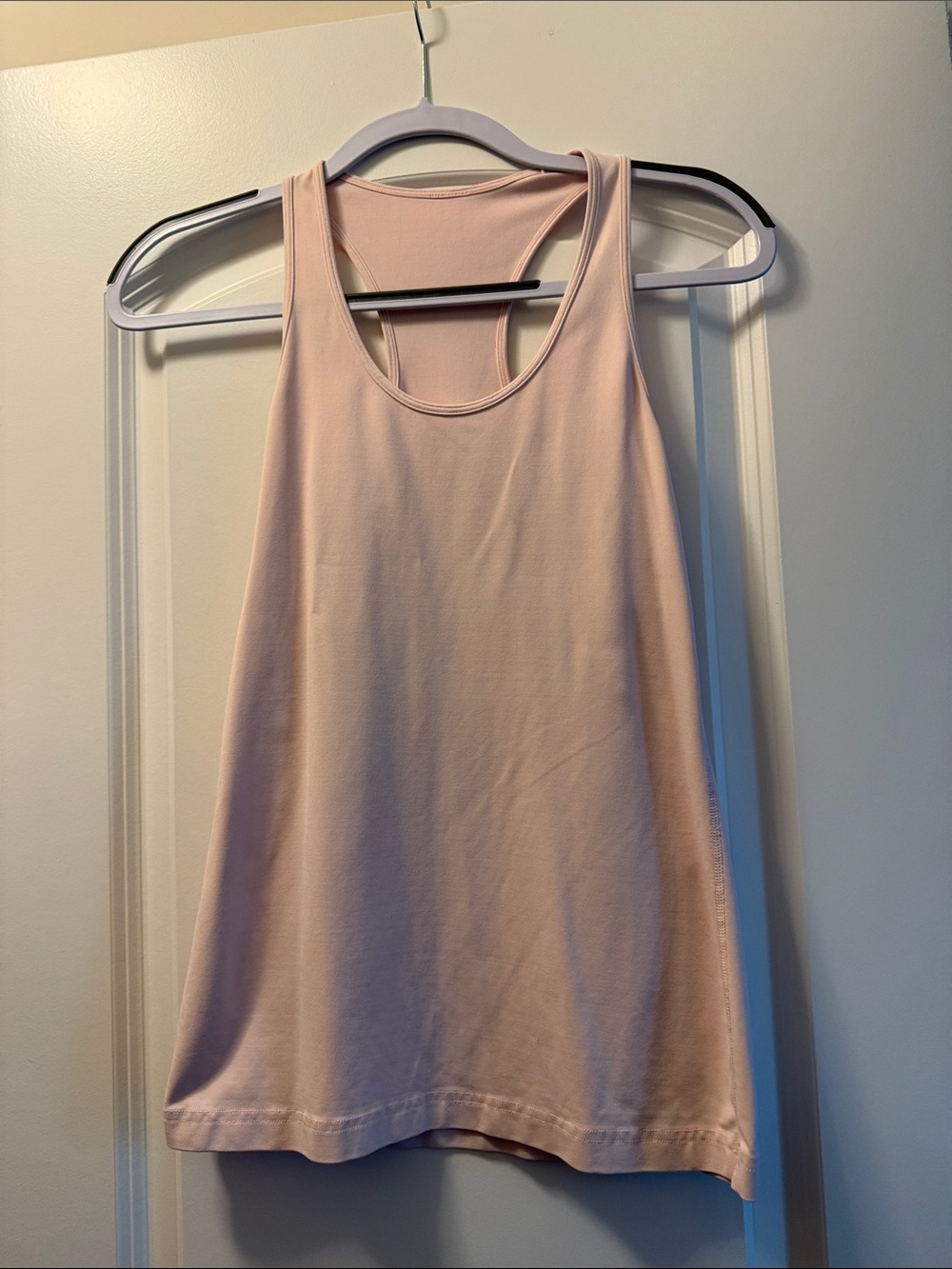 lululemon athletica Pale Pink Scoop Neck Tank